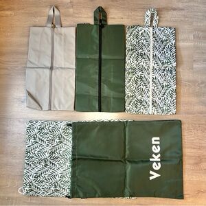 Travel Packing Shoe Bags Laundry Bags Set Reusable Zippered Organizer Pouches